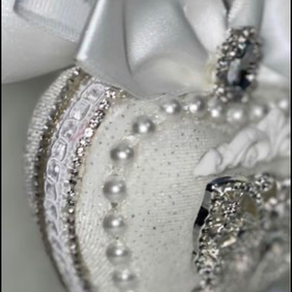 Valentine's Day Heart Butterfly Ornament| Rhinestone Holiday Gift, Mothers Day - Picture 15 of 16